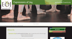 Desktop Screenshot of expressionsofjoy.org